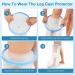 Qinaoco Waterproof Extra Wide Leg Cast Cover for Shower - XL-Extra Wide, Non-Slip Bottom - Watertight Foot Protector for Plus Size Adults - Buy Online on GoSupps.com