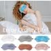 Buy Blue Plush Sleep Masks - Ultra Soft Adjustable Eye Cover for Kids & Adults | Travel Blindfolds for Comfortable Sleep - Buy Online on GoSupps.com