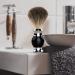 Grutti Razor Brush - Premium Soft Roof Hair Shaving Brush | Black Resin & Metal Handle | Ideal for Wet Shaving & Gift for Gentlemen - Buy Online on GoSupps.com