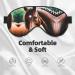 SSIMOO Two Horses Soft Sleep Eye Mask - Breathable Travel Eye Patch for Women Perfect for Relaxation Black - Buy Online on GoSupps.com