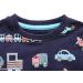 Eulla Boys' Dinosaur & Excavator Sweatshirt - Long-Sleeved Cotton Winter Top (Ages 1-7) - Dark Blue Tractor - Cozy Kids Apparel - Buy Online on GoSupps.com