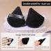 4 Pieces Soft Triangle Powder Puff - Velour Makeup Sponge for Loose Mineral Powder - Black Face Makeup Applicator - Buy Online on GoSupps.com