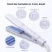 Mini 30mm Crepe Iron | Fast Heating Travel Curling Iron for Waves & Volume | Double Voltage Easter Blue Hair Crimper - Buy Online on GoSupps.com