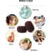 4pcs Hair Donut Hair Bun Shaper Set 4 Sizes Beige Donut Bun Maker With 20 Golden Bobby Pins Hair Donut Bun Ring Brown - Buy Online on GoSupps.com