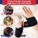 Copper Wrist Brace for Carpal Tunnel & Wrist Support - FDA Approved - Doctor Developed - Night Support for Men & Women - 2 Pack - Buy Online on GoSupps.com