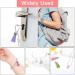 350Pcs Motivational Keychain Set with 50 Inspirational Charms, Leather Tassels, Keyrings, and Jump Rings - DIY Crafting Kit - Buy Online on GoSupps.com
