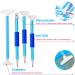 Hulameda 56pcs 5D Diamond Painting Tools Set with 28 Grids Box and Roller - Blue | Diamond Painting Accessories for Kids and Adults - Buy Online on GoSupps.com