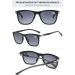 Lanomi Bifocal Reading Glasses with UV Protection | Stylish Gradient Sunglasses for Men & Women | 1.5x Visual Strength Black Frame Gray Lens - Buy Online on GoSupps.com