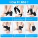 ACWOO Ankle Support Brace 2 Pack Elastic Adjustable Ankle Brace Wrap Strap Anti-Slip Breathable Ankle Compression Foot Strap for Sports Protect Injury Recovery and Pain Relief One Size Fits All - Buy Online on GoSupps.com