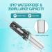 Water Dental Flosser Cordless - Portable Oral Irrigator with 4 Modes & Tips | IPX7 Waterproof Teeth Cleaner for Home & Travel - Buy Online on GoSupps.com