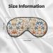 Starfish & Seashell Eye Mask - Unisex Soft Travel Sleep Shade for Yoga & Shift Work - Buy Online on GoSupps.com
