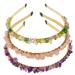 Crystal Beads Headband Set - Rose Quartz, Amethyst, Colorful Beads for Girls | FZBHRO Hair Accessories - Buy Online on GoSupps.com