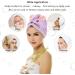 Whaline 2 Pack Parent-Child Quick Dry Hair Towel Set - Cute Mouse Design - Super Absorbent Cotton Hair Turban Wraps - Perfect for Women & Kids with Curly, Long, or Thick Hair - Purple Pink - Buy Online on GoSupps.com