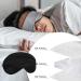 PATIKIL Silk Sleep Mask 2 Pack - Soft Satin Eye Cover for Side Sleeping Travel Black/White - Ultimate Sleep Protection - Buy Online on GoSupps.com