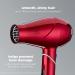 INFINITIPRO BY CONAIR Travel Hair Dryer 1875W Compact Foldable & Perfect for International Travel | Red 2 Piece Set - Buy Online on GoSupps.com