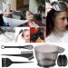 Hair Dye Set Hair Tinting Bowl Ear Cover Hair Agitator Dye Brush Hairdressing Supplies for Barber Home Salon - Buy Online on GoSupps.com