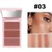3-in-1 Contour and Highlight Palette - Full Face Palette with Baked Bronzer Blush and Highlighter For All Skin Types Easy to Apply and Blend (03# 8.5 g) 03# 8.5 g (Pack of 1) - Buy Online on GoSupps.com