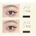 DENGWANG Double Tip Lower Eyelash Pencil Two Prong Eyeliner Lower Eyelash Pen Waterproof Liquid Eyeliner Pen Super Slim Eye Liner Waterproof Eyeliner Pencil Smudge Proof (2PCS Brown+2PCS Black) - Buy Online on GoSupps.com