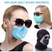 Adjustable Eyeglasses Mask Ear Savers - 6 Pieces Snaps Hook Extender Clips for Comfort | Red Yellow & Purple Heart Design - Buy Online on GoSupps.com