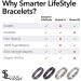 Elegant Titanium Magnetic Therapy Bracelet for Pain Relief - Arthritis & Carpal Tunnel - Unisex Silver Design - Buy Online on GoSupps.com