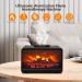Yunyoda Aroma Diffuser with Flame Effect - 300ml Essential Oil Humidifier for Home Office & Yoga | Automatic Shut-off & 3 Brightness Settings - Buy Online on GoSupps.com