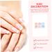 minkissy 6 Boxes Nail Art Accessories Nail DIY Charms Manicure Nail Rhinestones Flower Girl Jewelry Girl Nail DIY Adornment Beautiful Nail Art DIY Adornment Pretty Steel Ball 3D Resin - Buy Online on GoSupps.com