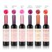 6 Colors Wine Lip Gloss Set - Matte & Waterproof Long Lasting Lip Tint Stain in Wine Red - 6 Piece Set - Buy Online on GoSupps.com