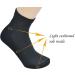 Yomandamor Men's Seamless Diabetic Compression Socks - 5 Pairs, Black, Size 10-13 - Buy Online on GoSupps.com