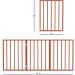 Folding Wood Pet Gate - 3-Section | Portable & Stylish Pet Barrier - Buy Online on GoSupps.com