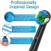 Qtitrus Plug Brushes for Oral-B Electric Toothbrush - 16 Black EfficientClean Attachments (4 Flow 4 Precision 4 Sensitive) | International Shipping - Buy Online on GoSupps.com