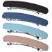 4 pieces of French hair clips women automatic hair clip for thin hair and thick hair long basic hair clips set for women 4 pack color C