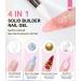 BISHENGYF Solid Builder Nail Gel and Chrome Nail Powder Set 3D Sculpt Gel for Nail Art DIY D Gel Gold and White Powders - Buy Online on GoSupps.com
