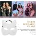 Buy Holibanna 4-Piece Paintable Thermal Cat Masks - DIY Blank White Masks for Masquerade Dance Parties & Cosplay - Buy Online on GoSupps.com