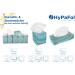 1 000 Premium Paper Handkerchiefs - 10 x 10 Packs 4-Layer Perfume-Free Ideal for Allergies - Bulk Purchase - Buy Online on GoSupps.com