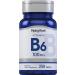 Piping Rock Vitamin B-6 100mg Supplement | 250 Tablets | as Pyridoxine Hydrochloride | Non-GMO & Vegeterian Formula