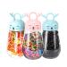 QIOKCKC 900 Tiny Rubber Bands  Vibrant Color Mini Hair Ties  with 3 Elk Shaped Boxes  Small Hair Elastics  Little Hair Ties for Hair Elk Vibrant Color
