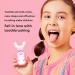 Sunartec Ultrasonic Electric 360 Kids Toothbrush Set Teeth Whitening Kits, Voice Prompt, 3 Modes, Gums Care - Children's Gifts (Pink, 2 Pack) - Buy Online on GoSupps.com