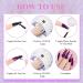 Kiiwah 6 Jar Nail Art Chrome Nail Powder Set Pearl Shell Nail Glitter Powder Mirror Effect for Nail Art Design Decoration - Buy Online on GoSupps.com