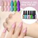 Crackle Gel Nail Polish Kit UV LED Lamp for Crackle Gel Nails for Women | Compact Kit for Girlfriend Sister Woman - Buy Online on GoSupps.com