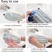Aimisin Linen Bath Gloves Set for Deep Cleaning and Body Massage | Double Sided Shower Scrubber Mitts for Spa Experience - Buy Online on GoSupps.com