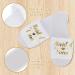 5 Pairs of Bridal Slippers - Portable Open Toe Wedding Slippers for Guests | Disposable Spa Slippers for Hotel Trips | Size 44 EU - White (Bride Jungfer-1) - Buy Online on GoSupps.com