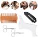 Beard Shaping Template Easy Use Stainless Steel Material Meet Different Demands Beard Styling Tool Set for Shape Cheek Line for Shape Neck Line - Buy Online on GoSupps.com