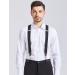 Buy Ausukler Heavy Duty Men's Suspenders - Extra Strong 3.5cm Wide Braces with Swivel Hook - Black - International Shipping Available - Buy Online on GoSupps.com