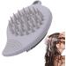 Facial Scrubber Facial Scrubber - Double Sided Silicone Face Scrubber Manual Hair Scrubber Handheld Scrubber for Deep Cleaning Light Grey - Buy Online on GoSupps.com