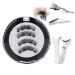 ZZCV Lumentes Magnetic Eyelashes Lumentes Magnetic Eye Lashes Reusable Magnetic Eyelashes Natural Look with Applicator Lumentes Eyelashes Magnetic Lashes 3D Magnetic False Eyelashes (Simple)