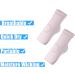 Buy VOCOSTE Ankle Compression Sleeve Socks - Unisex Brace for Achilles Tendon Support - M Size Beige & White - International Shipping Available - Buy Online on GoSupps.com