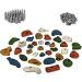 ALPIDEX Starter Set: 35 Colorful Climbing Holds & Stones with Screws - Perfect for Home Gym & Outdoor Climbing - Buy Online on GoSupps.com