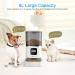isYoung Automatic Cat Feeder  Smart Pet Food Dispenser for Cats Dogs - Voice Recorder  Portion Control 1-4 Meals Per Day  Dual Power Supply & Clog-Free Design with Stainless Steel Bowl 6L - Buy Online on GoSupps.com