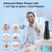 2024 Cordless Water Dental Flosser - 5 Modes 5 Jet Tips 300ML Portable Oral Irrigator | IPX7 Waterproof Rechargeable & Ideal for Home or Travel - Black - Buy Online on GoSupps.com