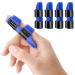 Moicainy 4 piece of finger rail middle finger finger bandage finger rail small finger rail medical finger rail ring finger finger rail index finger rail small finger 4 blue
